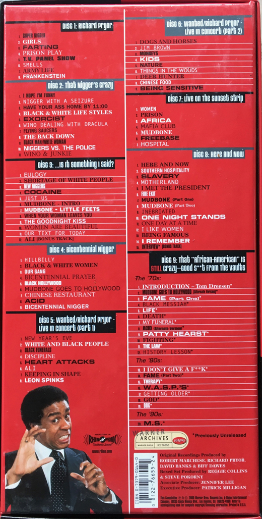 Richard Pryor - 6 CD Box Set Booklet