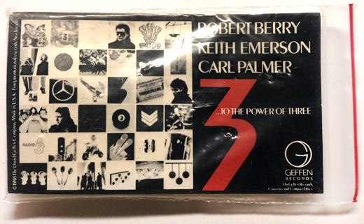 Robert Berry Keith Emerson Carl Palmer - Into The Power of 3 Promo Buttons