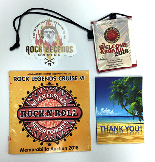 Rock Legends Cruise Swag Bag