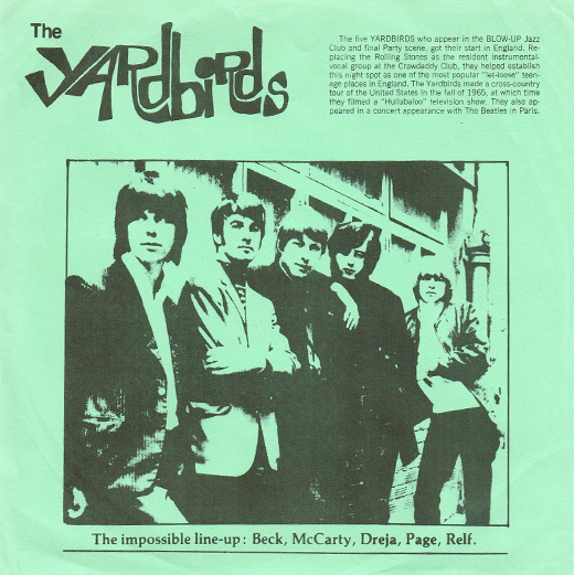 Yardbirds - Train Kept A Rollin' UK 45 Blow-Up