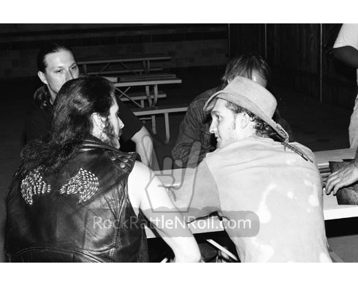 Classic Alice In Chains - 8x10 BW Promo Photo 15 Backstage Layne Staley and King Diamond
