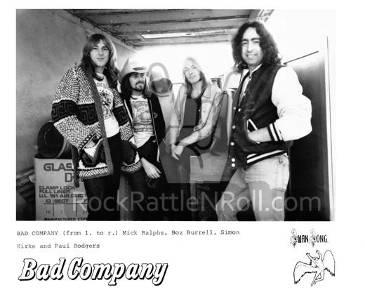 Classic Bad Company - 8x10 BW Promo Photo 03