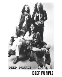 Deep Purple Classic 8x10 BW Photo