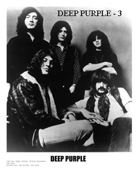 Deep Purple Classic 8x10 BW Photo