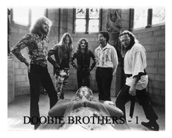 Doobie Brothers Classic 8x10 BW Photo