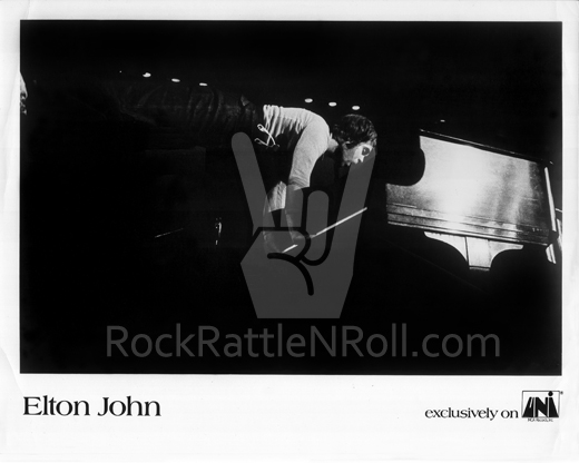 Classic Elton John - 8x10 BW Promo Photo 07