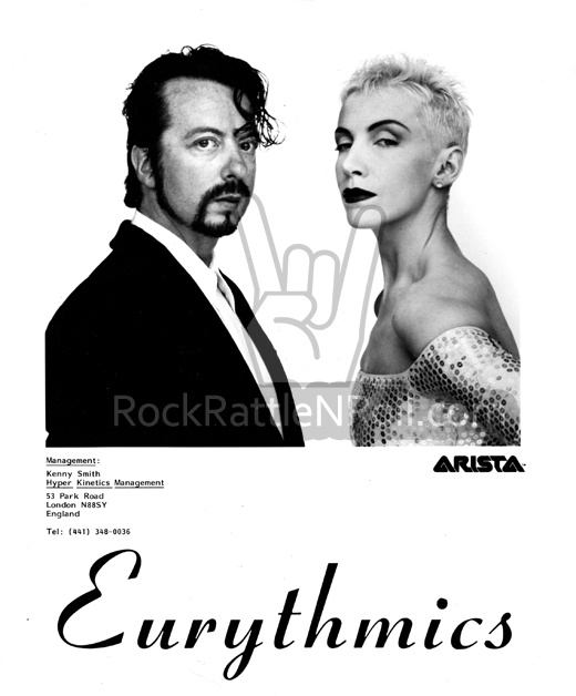 Classic Eurythmics 8x10 BW Promo Photo - 01