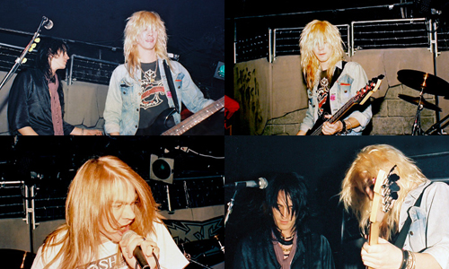 Guns N' Roses 1987 Appetite For Destruction Tour - Photo Set (On The Rocks)