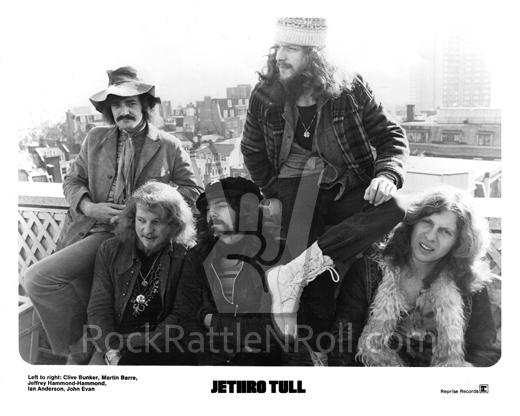 Classic Jethro Tull - 8x10 BW Promo Photo 03