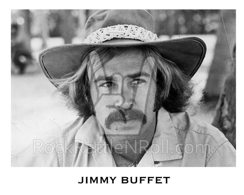 Jimmy Buffett Classic 8x10 BW Photo