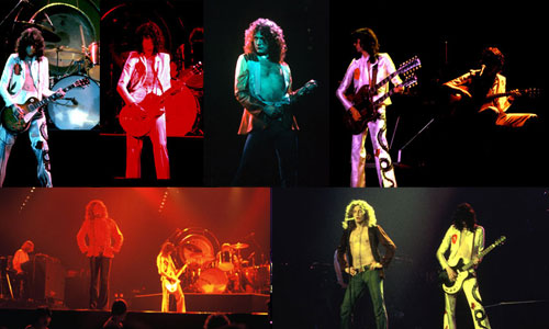 Led Zeppelin 1977 Presence Tour - Photo Set (Dallas)