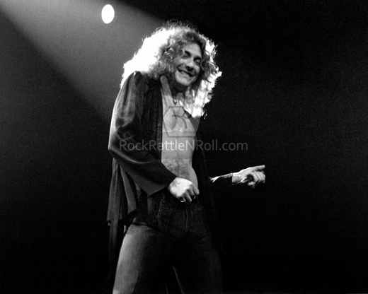 Led Zeppelin Classic BW 1977 Fort Worth 9x11 Photo 03
