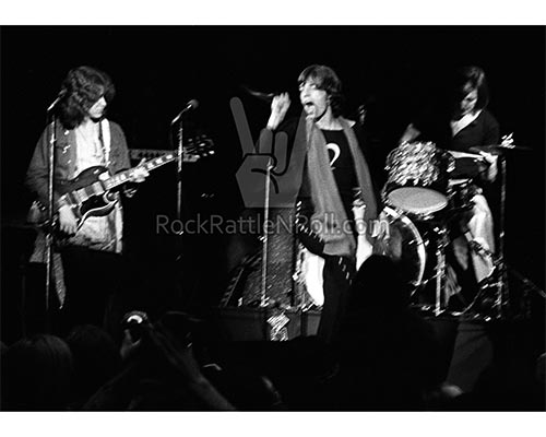 8x10 Classic BW Photo of The Rolling Stones from the famous Altamont Music Festival December 6, 1969 - Photo ID - 8x10 - 09