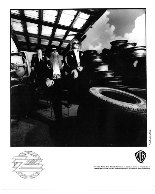 Classic ZZ Top - 8x10 BW Promo Photo 13