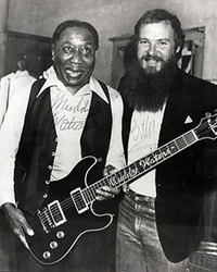 Muddy Waters and Billy Gibbons - 8x10 BW Promo Photo 17