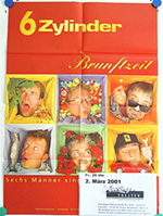 Original 6 Zylinder German Concert Posters