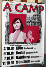 2001 A Camp German Concert Poster.