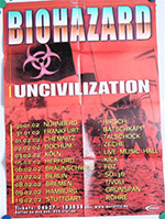 Original Biohazard German Concert Posters