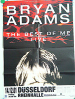 Original Bryan Adams German Concert Posters