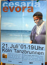 Original Cesaria Evora German Concert Posters