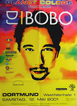 Original 2001 DJ Bobo German Concert Posters