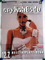 Original 2002 Erykah Badu German Concert Posters