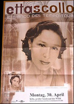 Original 2001 Etta Scollo German Concert Posters