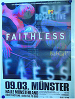 Original 2001 Faithless German Concert Posters