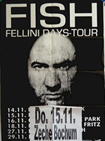 Original 2011 Fish German Concert Posters