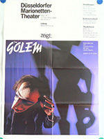 Original Golem German Concert Poster