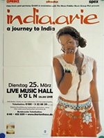 Original 2000 India Arie German Concert Posters