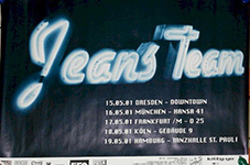 Original 2001 Jeans Team German Concert Posters