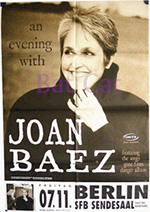 Original 1997 Joan Baez German Concert Posters