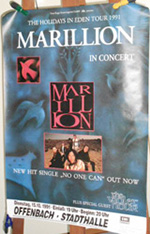 2001 Marillion German Concert Poster