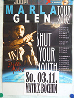 Original 2003 Marla Glen German Concert Posters