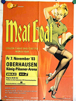Original 2003 Meat Loaf German Concert Posters