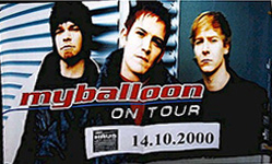 Original 2000 My Ballon German Concert Posters