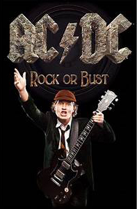AC/DC - 2016 Rock Or Bust Concert Poster
