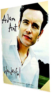 Adam Ant Wonderful Promo Poster