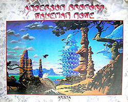 Anderson Bruford Wakmen Howe LP Promo Poster