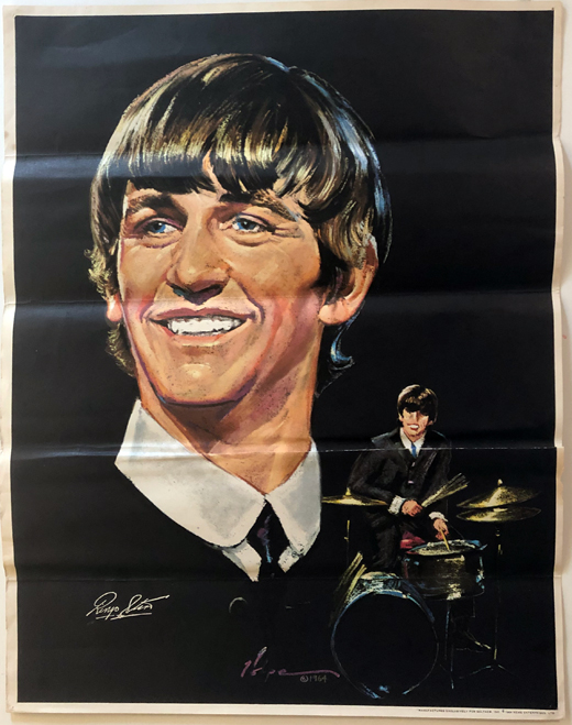 The Beatles - Original 1964 Retail Posters Ringo Starr