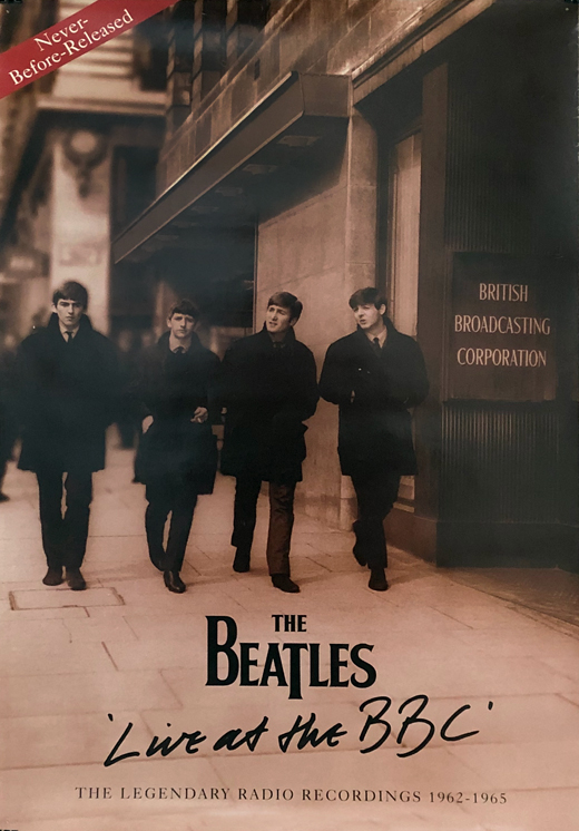 The Beatles - 1994 Live At The BBC Promo Poster