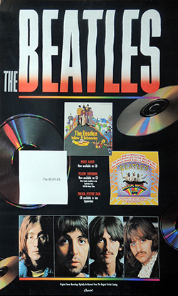 The Beatles - On CD Collection Promo Poster