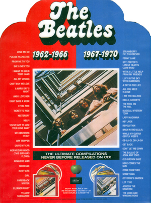 The Beatles Ultimate Compilation Promo Display Stand-up