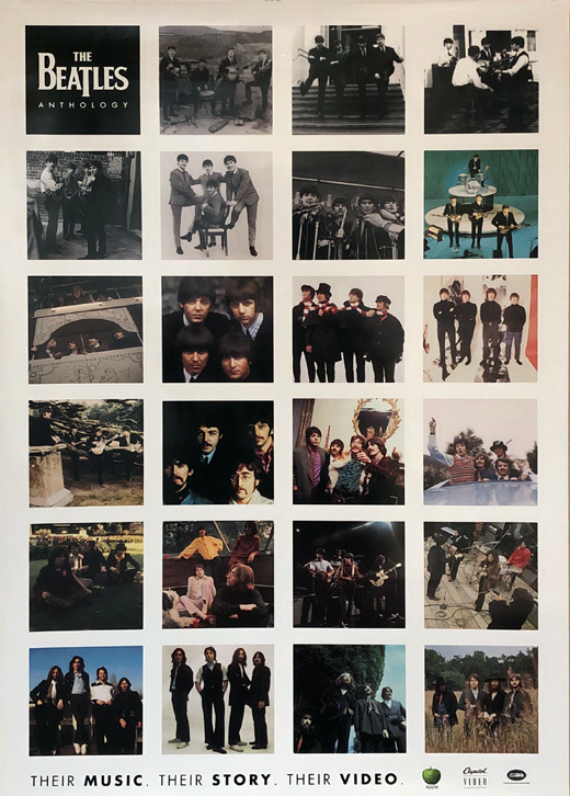 The Beatles - Their Music Their Story Double Sided Promo Poster