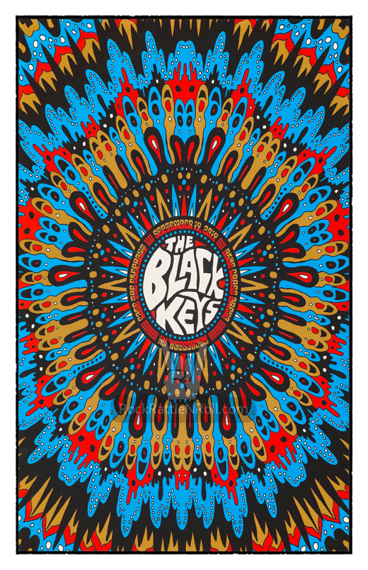 Black Keys - 2014 Blue Cross Arena Rochester, NY Concert Poster