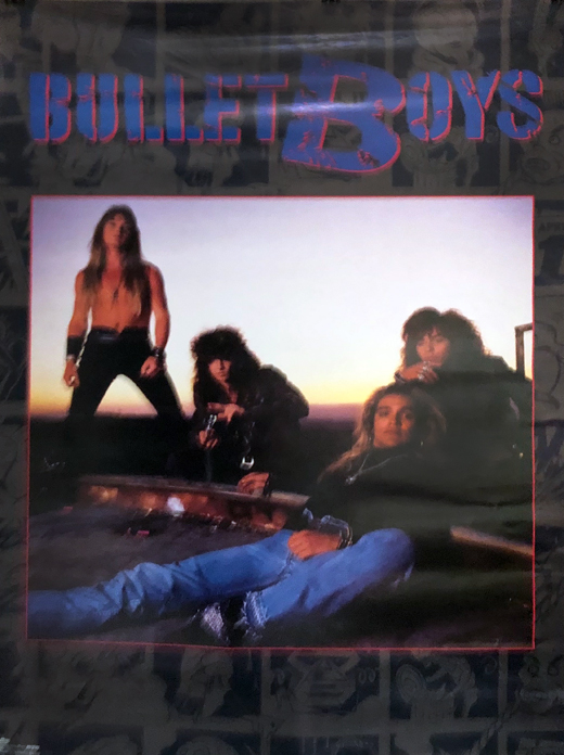Bullet Boys - Original 1989 Debut Promo Poster