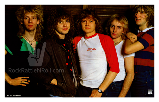 Def Leppard - 1983 Holland Retail Poster