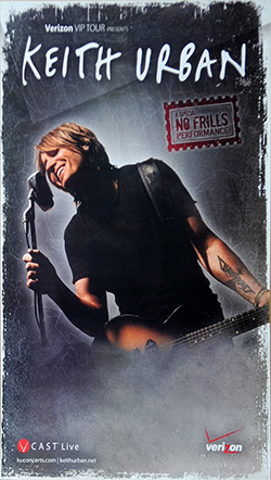 Keith Urban - Promo Concert Poster