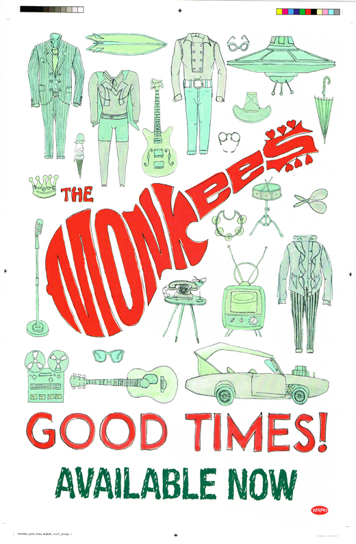 Monkees - Good Times LP Promo Poster